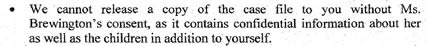 March 11 letter